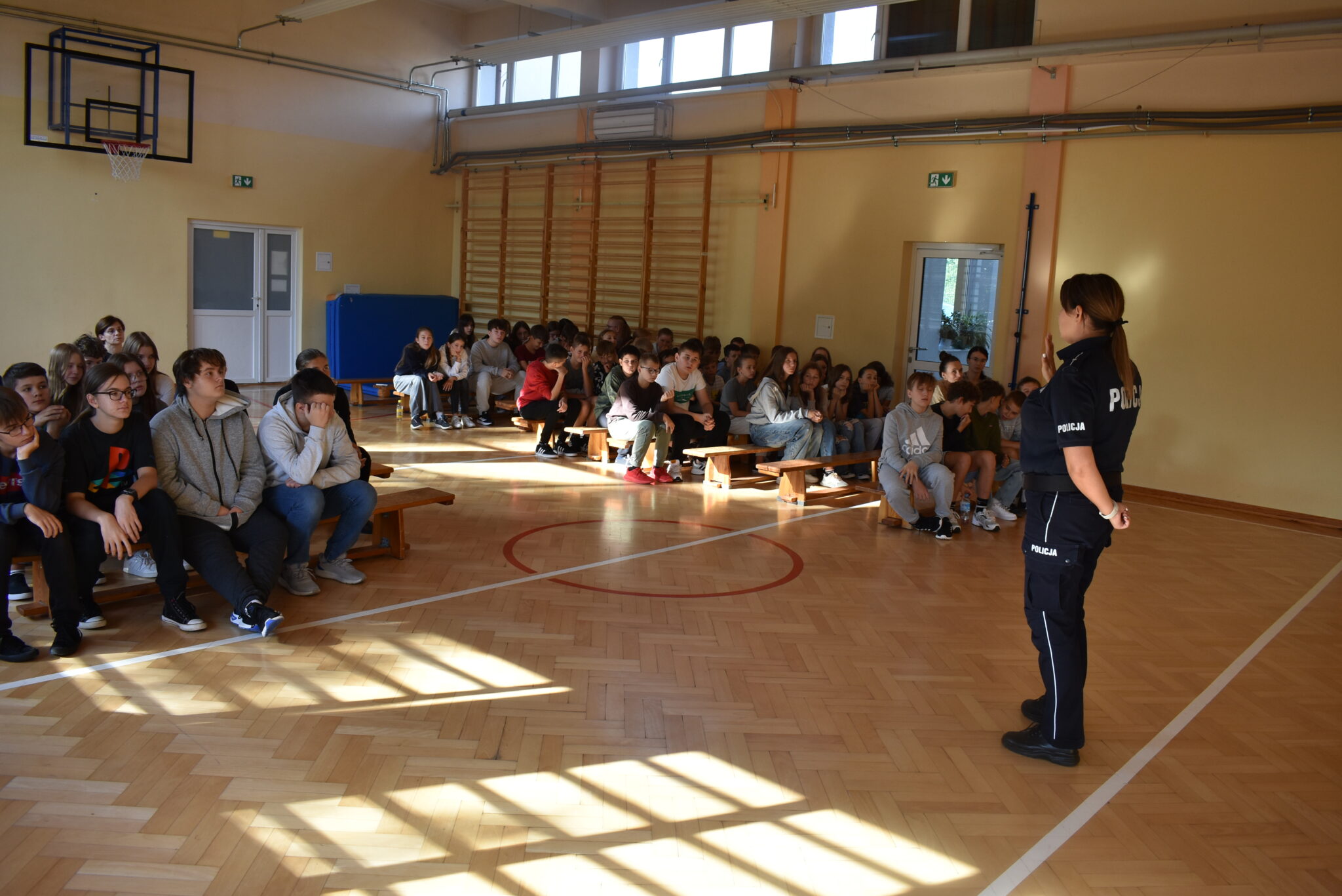 Spotkanie profilaktyczne z funkcjonariuszem Policji